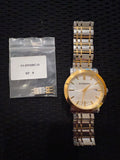 Buy Shop Burberry Heritage White Dial Two Tone Stainless Steel Strap Watch for Men - BU1358 USA Online