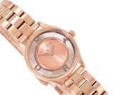 Buy Shop Marc Jacobs Tether Transparent Rose Gold Dial Rose Gold Steel Strap Watch for Women - MBM3417 USA Online