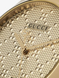 Gucci G Timeless Gold Dial Gold Steel Strap Watch For Women - YA126553