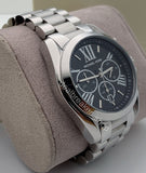 Buy Shop Michael Kors Bradshaw Black Dial Silver Steel Strap Watch for Men - MK5705 USA Online