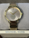 Buy Shop Michael Kors Portia Rose Gold Dial Two Tone Steel Strap Watch for Women - MK3706 USA Online