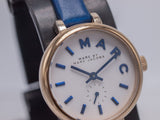 Buy Shop Marc Jacobs Sally White Dial Blue Leather Strap Watch for Women - MBM1354 USA Online