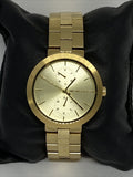 Buy Shop Michael Kors Garner Quartz Gold Dial Gold Steel Strap Watch For Women - MK6408 USA Online