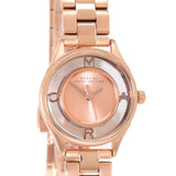 Buy Shop Marc Jacobs Tether Transparent Rose Gold Dial Rose Gold Steel Strap Watch for Women - MBM3417 USA Online