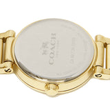 Coach Sport Diamonds Gold Dial Gold Steel Strap Watch for Women - 14502195