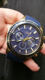 Buy Shop Guess Fuel Chronograph Blue Dial Blue Rubber Strap Watch for Men - W0802G2 USA Online