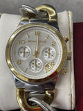 Buy Shop Michael Kors Runway White Dial Two Tone Steel Strap Watch for Women - MK3199 USA Online