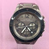 Buy Shop Marc Jacobs Rock Chronograph Silver Dial Silver Steel Strap Watch for Men - MBM5028 USA Online