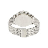 Buy Shop Tommy Hilfiger Chronograph Black Dial Silver Mesh Bracelet Watch for Men - 1791292 USA Online