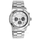 Buy Shop Michael Kors Runway Chronograph Silver Dial Silver Steel Strap Watch for Men - MK8060 USA Online