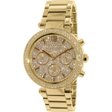 Buy Shop Michael Kors Parker Gold Dial Gold Steel Strap Watch for Women - MK5856 USA Online
