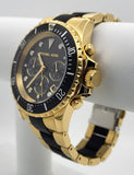 Buy Shop Michael Kors Everest Chronograph Black Dial Two Tone Steel Strap Watch For Men - MK8979 USA Online