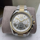 Buy Shop Michael Kors Bradshaw Silver Dial Two Tone Steel Strap Watch for Women - MK5627 USA Online