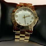 Buy Shop Marc Jacobs Amy White Dial Gold Steel Strap Watch for Women - MBM3056 USA Online