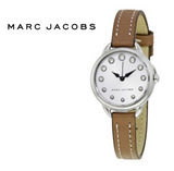 Buy Shop Marc Jacobs Betty White Dial Brown Leather Strap Watch for Women - MJ1480 USA Online