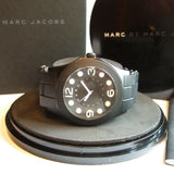 Buy Shop Marc Jacobs Pelly Black Dial Black Silicone Strap Watch for Women - MBM2516 USA Online