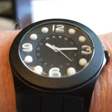 Buy Shop Marc Jacobs Pelly Black Dial Black Silicone Strap Watch for Women - MBM2516 USA Online