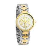 Buy Shop Tory Burch Reva Gold Dial Two Tone Steel Strap Watch for Women - TBW4027 USA Online