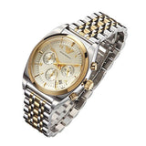 Buy Shop Emporio Armani Classic Chronograph White Dial Two Tone Steel Strap Watch For Men - AR0396 USA Online