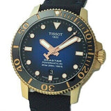 Tissot Seastar 1000 Powermatic 80 Blue Dial Blue Nylon Strap Watch for Men - T120.407.37.041.00