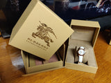 Buy Shop Burberry The City White Dial White Leather Strap Watch for Women - BU9209 USA Online