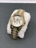 Michael Kors Bradshaw Gold Dial Gold Steel Strap Watch for Women - MK6487