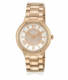 Buy Shop Guess Madison Diamonds White Dial Rose Gold Steel Strap Watch for Women - W0637L3 USA Online