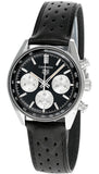 Buy Shop Tag Heuer Carrera Automatic Chronograph Black Dial Black Leather Strap Watch for Men - CBS2210.FC6534 USA Online
