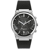 Buy Shop Salvatore Ferragamo Sapphire Chrono Black Dial Black Silicone Strap Watch for Men - SFME00121 USA Online