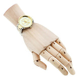 Buy Shop Tory Burch Reva Gold Dial Two Tone Steel Strap Watch for Women - TBW4027 USA Online