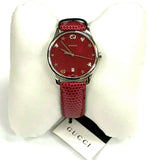 Buy Shop Gucci G-Timeless Cherry Red Mother of Pearl Dial 27mm Watch For Women - YA126584 USA Online