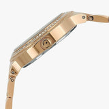 Buy Shop Guess Madison Diamonds White Dial Rose Gold Steel Strap Watch for Women - W0637L3 USA Online