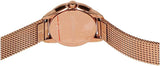 Buy Shop Calvin Klein Minimal White Dial Rose Gold Mesh Bracelet Watch for Women - K3M23626 USA Online