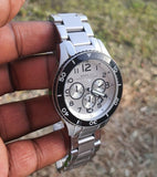 Buy Shop Marc Jacobs Rock Chronograph White Dial Silver Steel Strap Watch for Men - MBM5027 USA Online