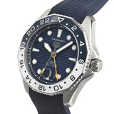 Buy Shop Tag Heuer Aquaracer Professional 300 GMT Automatic Blue Dial Blue Rubber Strap Watch for Men - WBP2010.FT6198 USA Online