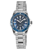 Buy Shop Tag Heuer Aquaracer Blue Dial Silver Steel Strap Watch for Women - WAY131S.BA0748 USA Online