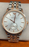 Buy Shop Emporio Armani Classic Silver Dial Two Tone Steel Strap Watch For Men - AR1839 USA Online