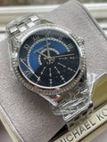 Buy Shop Michael Kors Lauryn Blue Dial Silver Steel Strap Watch for Women - MK3720 USA Online