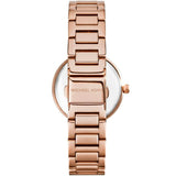 Buy Shop Michael Kors Skylar Quartz Rose Gold Dial Rose Gold Steel Strap Watch For Women - MK5971 USA Online