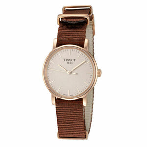 Buy Shop Tissot Everytime Desire White Dial Maroon NATO Strap Watch for Women - T109.210.37.031.00 USA Online