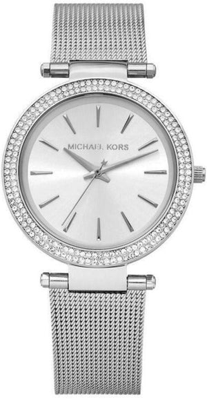 Buy Shop Michael Kors Darci Silver Dial Silver Mesh Bracelet Watch for Women - MK3367 USA Online