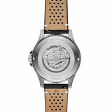 Buy Shop Fossil Crewmaster Sports Automatic Black Dial Black Leather Strap Watch for Men - ME3148 USA Online