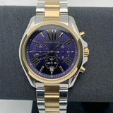Buy Shop Michael Kors Bradshaw Blue Dial Two Tone Steel Strap Watch for Women - MK5976 USA Online