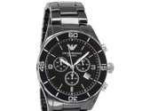 Buy Shop Emporio Armani Black Ceramic Chronograph Black Dial Watch For Men - AR1421 USA Online