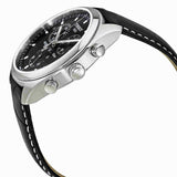 Buy Shop Tissot PR 100 Chronograph Black Dial Black Leather Strap Watch For Men - T101.417.16.051.00 USA Online
