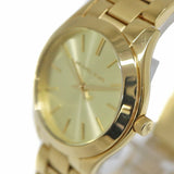 Buy Shop Michael Kors Mini Runway Slim Gold Dial Gold Steel Strap Watch for Women - MK3512 USA Online