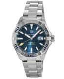 Buy Shop Tag Heuer Aquaracer Calibre 5 Automatic Blue Dial Silver Steel Strap Watch for Men - WAY2012.BA0927 USA Online