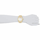Buy Shop Marc Jacobs Rivera White Dial Gold Steel Strap Watch for Women - MBM3137 USA Online