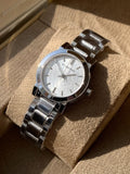 Buy Shop Burberry The City Silver Dial Silver Steel Strap Watch for Women - BU9200 USA Online