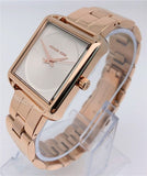 Buy Shop Michael Kors Lake Quartz White Dial Rose Gold Steel Strap Watch For Women - MK3645 USA Online